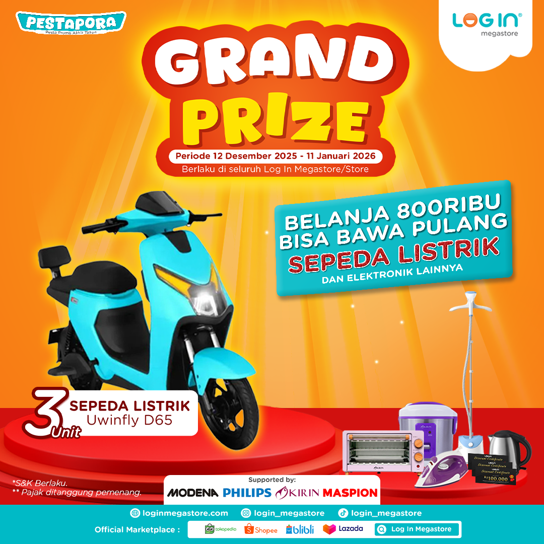 Banner Grand Prize - Login Megastore